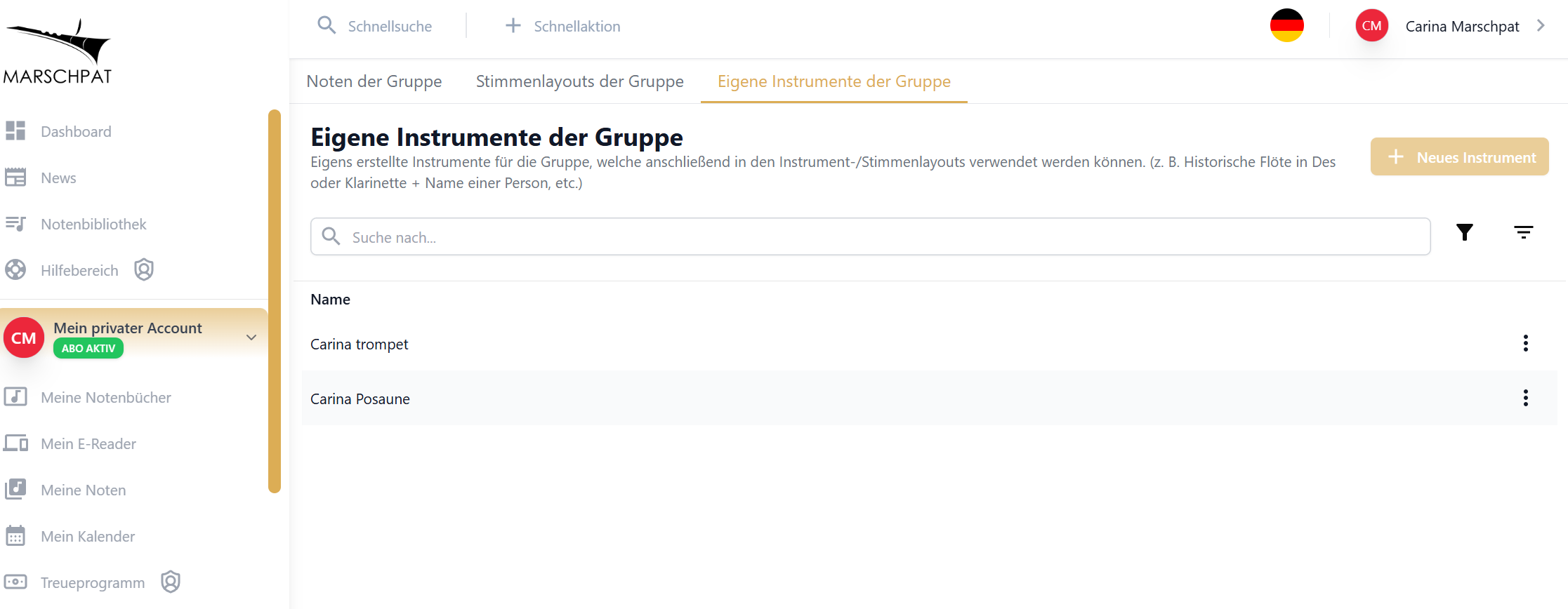 Instrumentgruppe