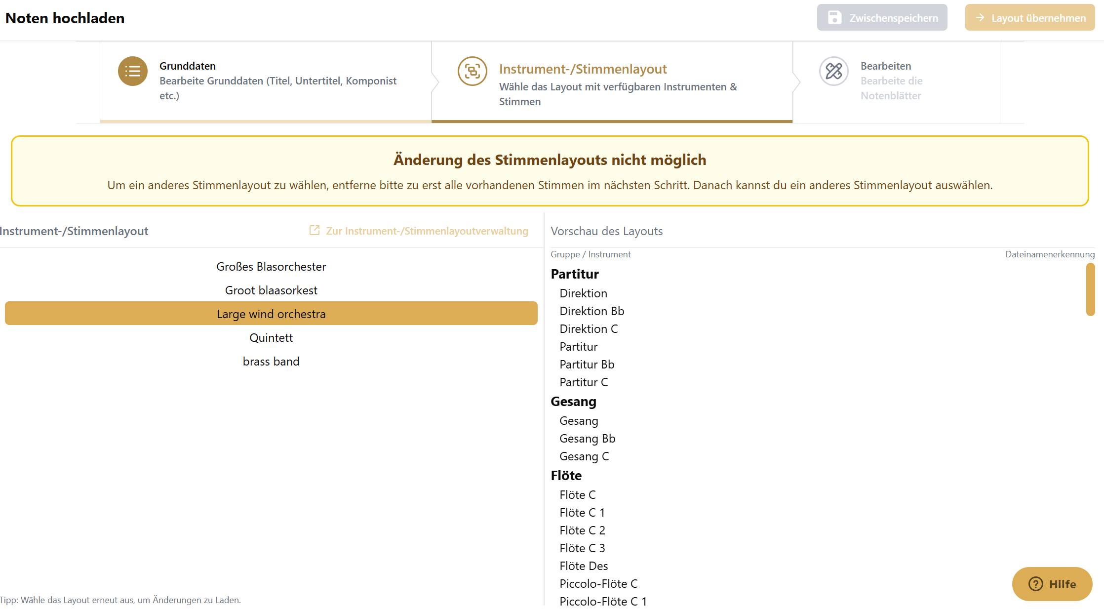 Notenbucherstellung